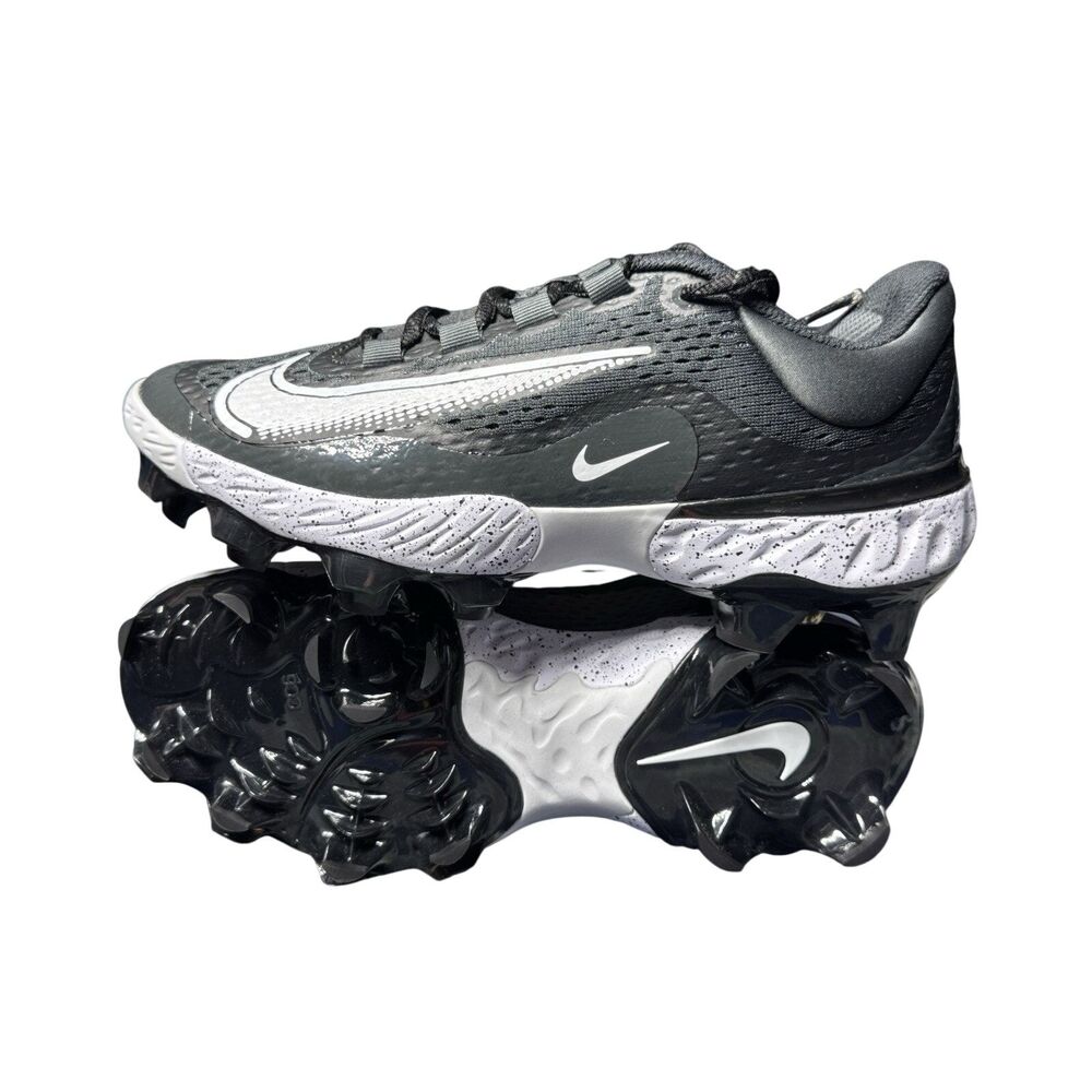 Nike Alpha Huarache Elite 4 MCS Baseball Cleat Black White FD6221-003 Sz 15
